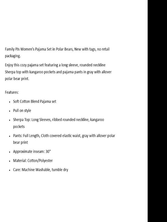 BIN Womens Race for Presents Pajama Set Size S Family PJs Cotton Blend New - Picture 2 of 7